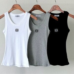 Loewe Anagram Grey Tank Top